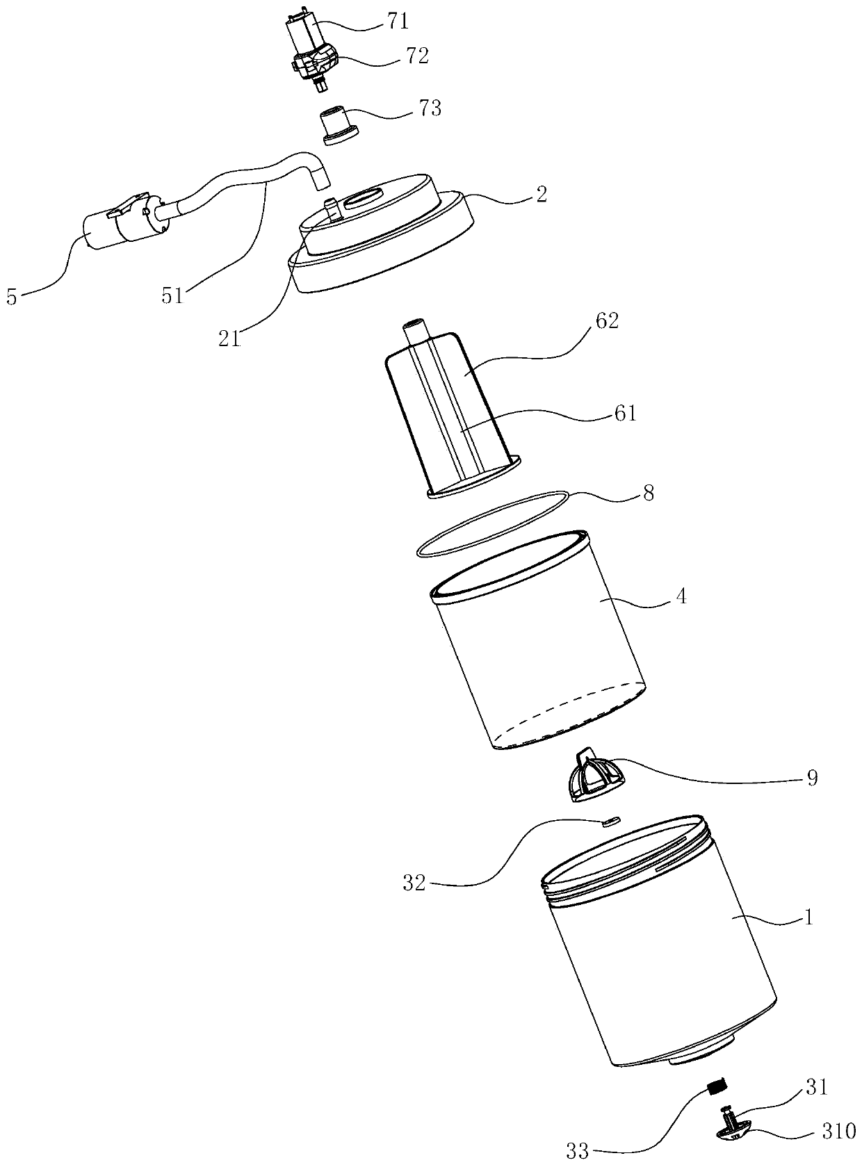 Coffee brewing mechanism and method for making coffee by using mechanism