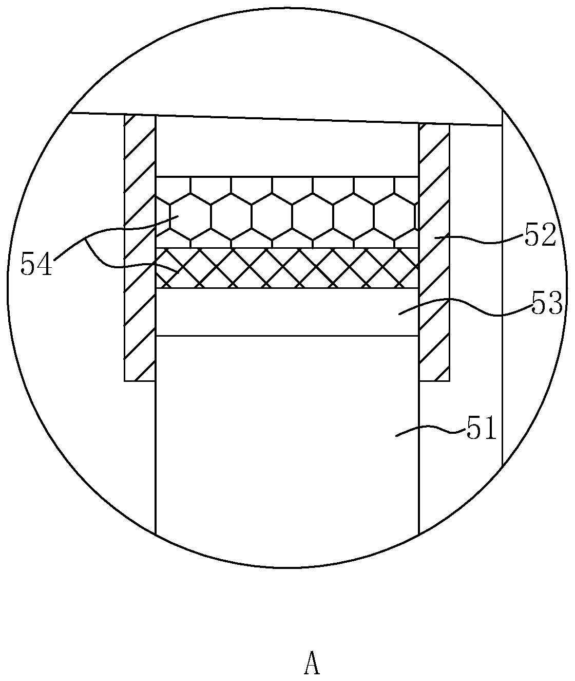 Municipal asphalt concrete road and construction method