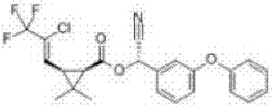 Efficient pesticide containing efficient cyhalothrin, chlorantraniliprole, dinotefuran and spirotetramat