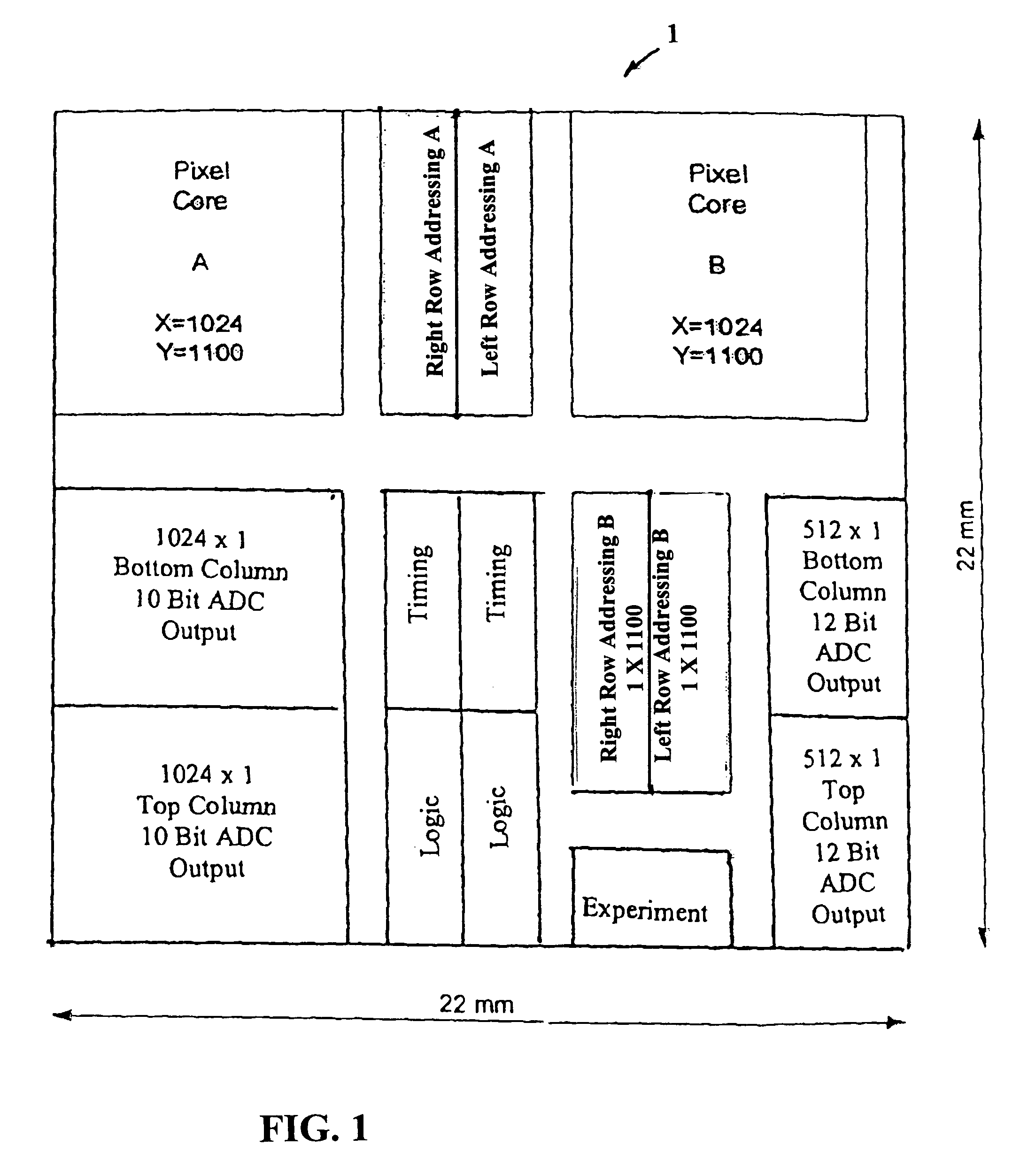 Many million pixel image sensor