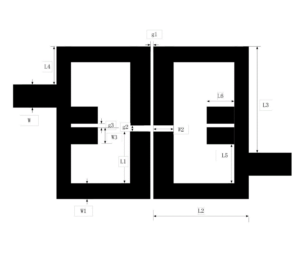 Ultra wideband dual-frequency pass-band filter based on stepped impedance resonator