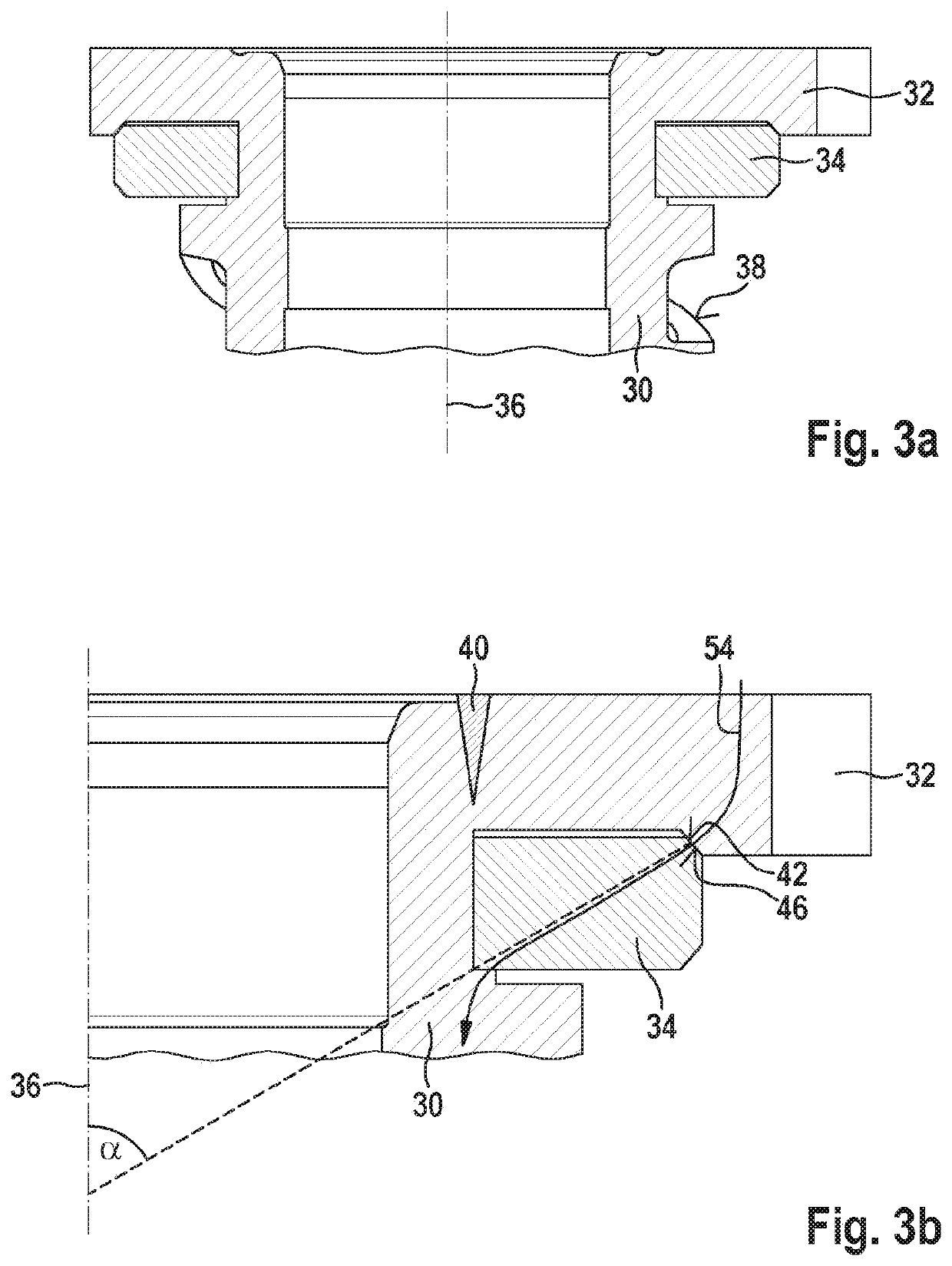 Supported spindle and manufacturing method for a supported spindle