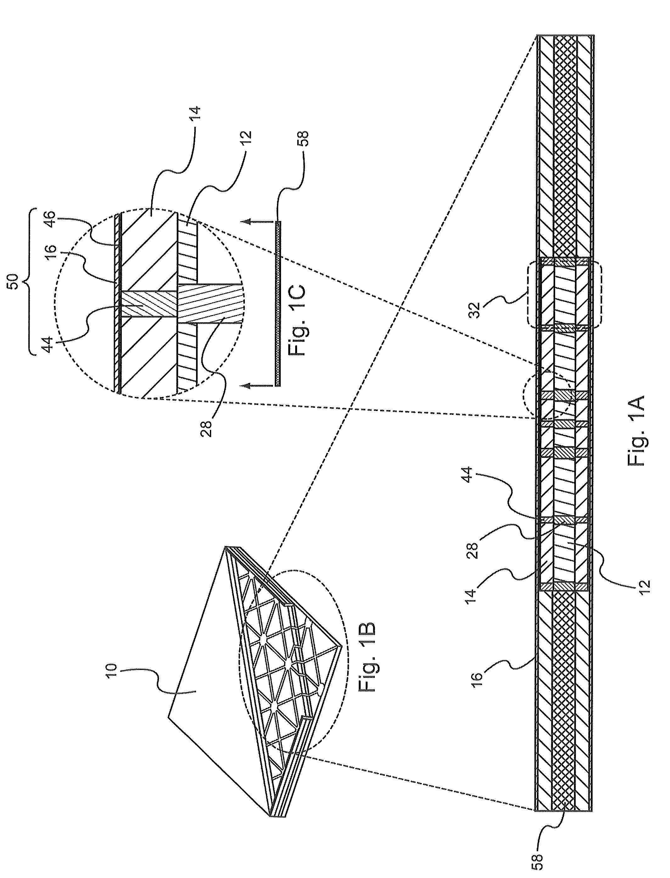 Compliant energy storing structural sheet