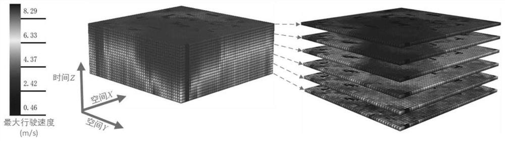 Shortest time path planning method capable of predicting dynamic space-time environment