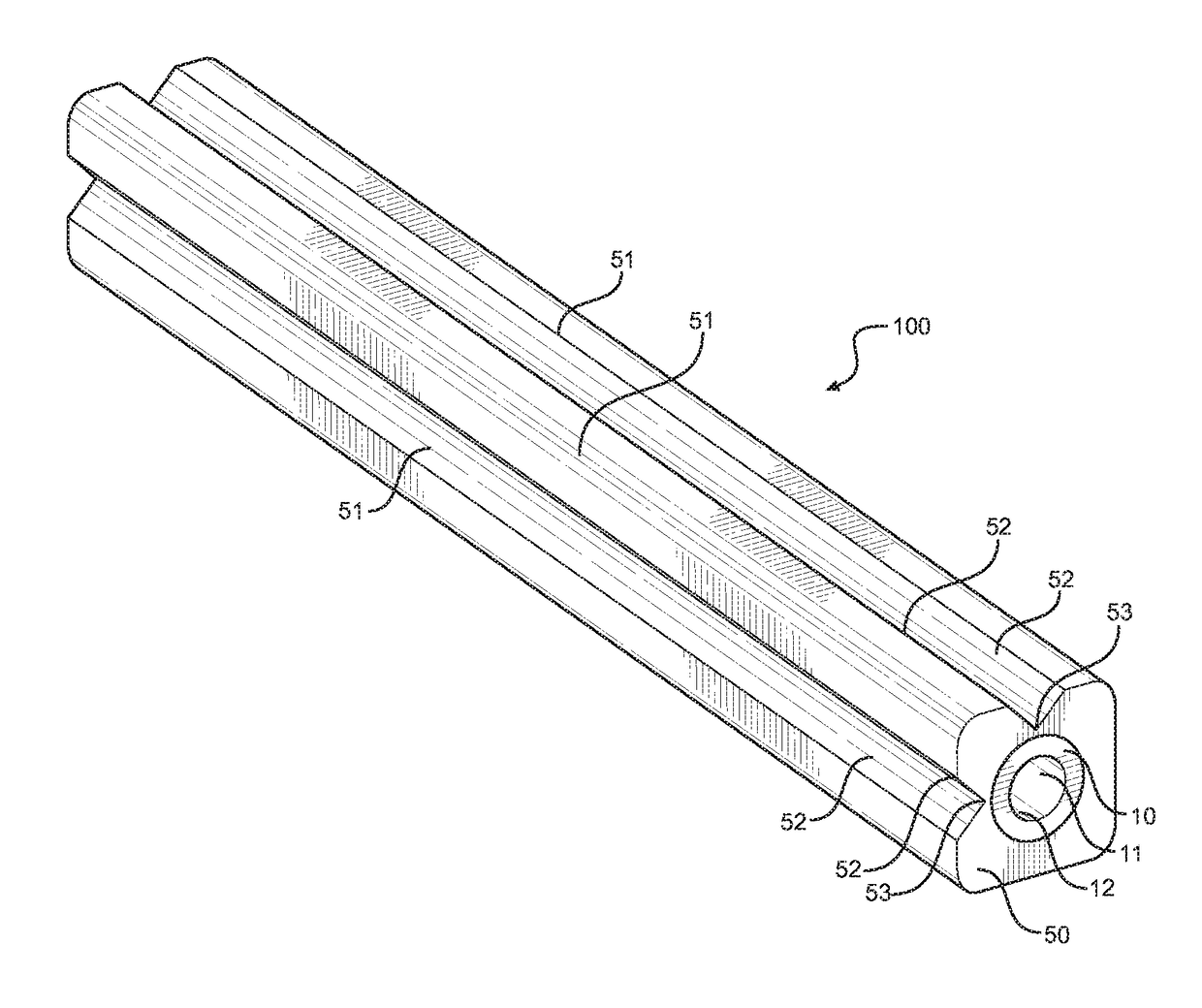 Method and Apparatus for Encapsulating Tubing with Material Having Engineered Weakened Portions