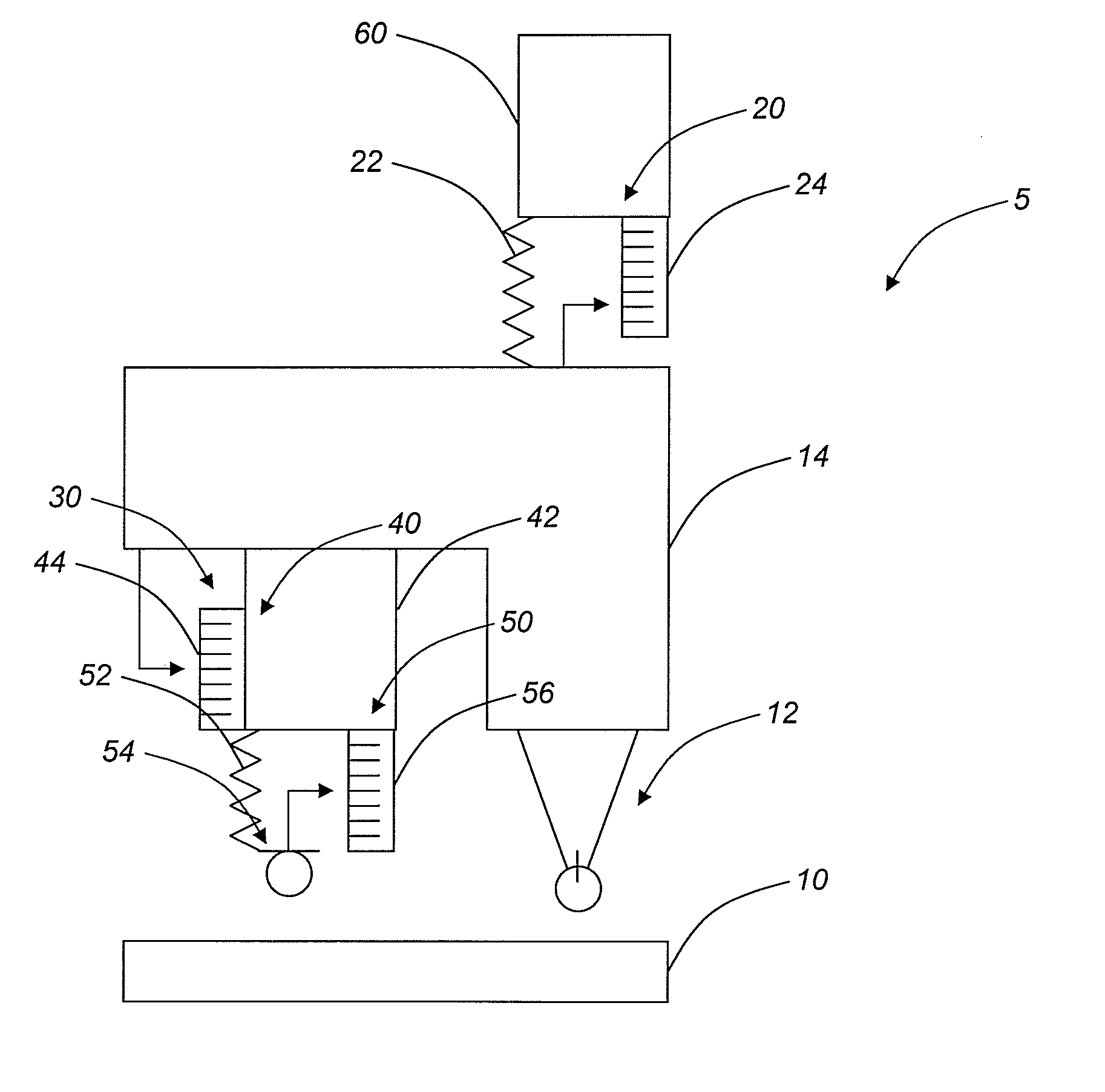 Apparatus and Method For Surface Property Measurement With In-Process Compensation For Instrument Frame Distortion