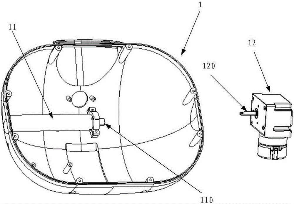 Robot head structure and robot