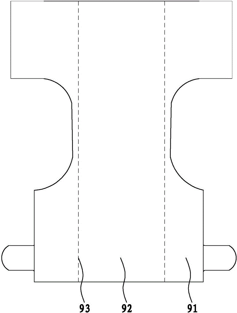 Paper diaper folding device