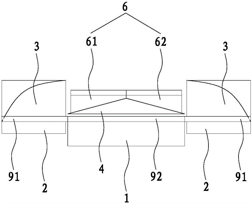 Paper diaper folding device