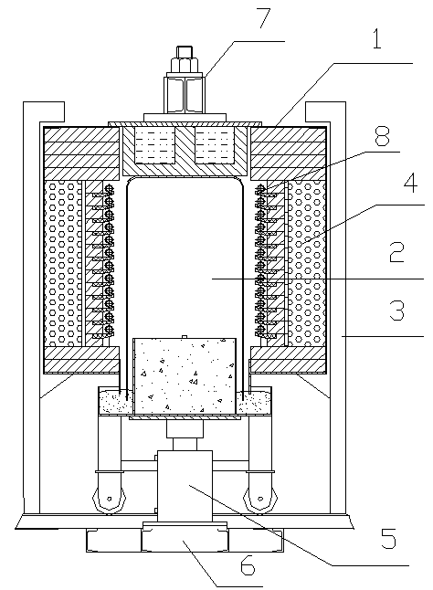 Two-post pressurizing furnace