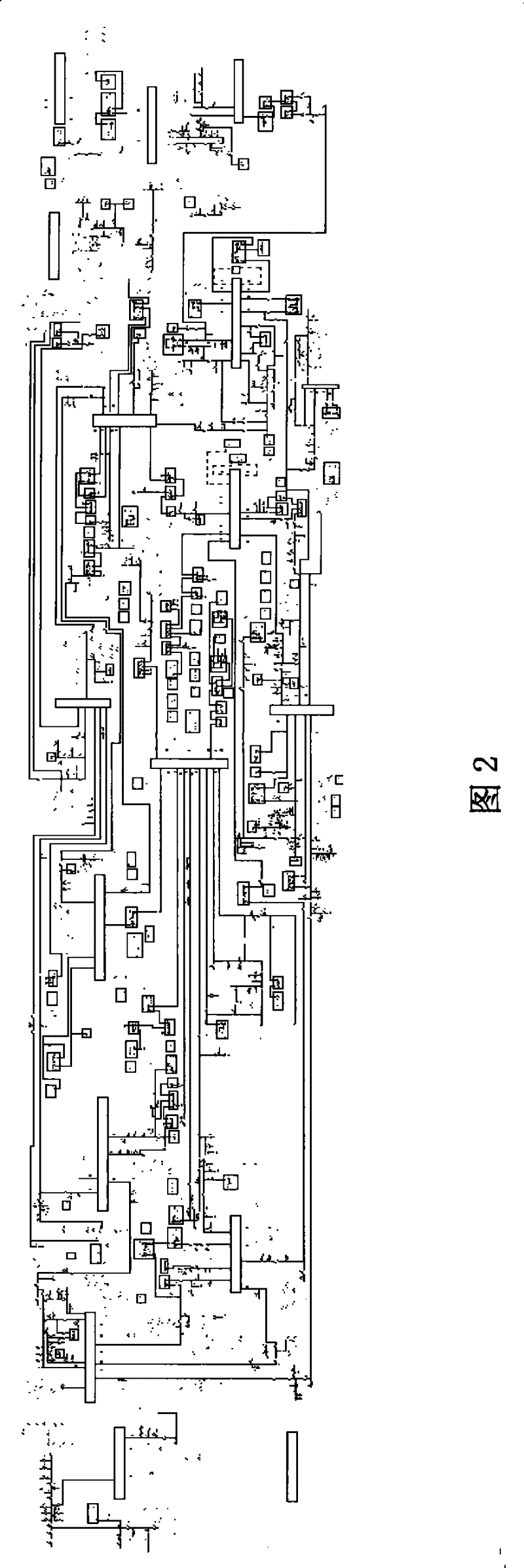 Electric power scheduling simulation system electric network display process