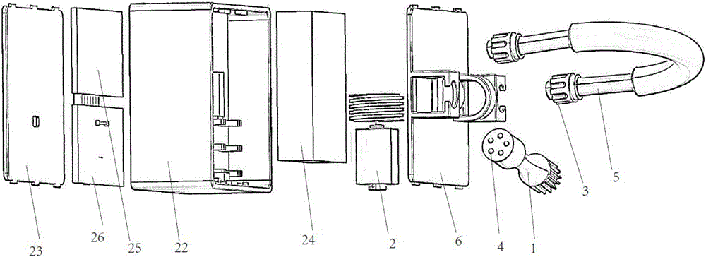 Electric curtain module