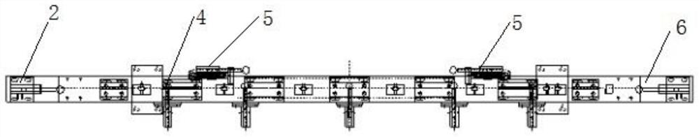 Aluminum alloy subway A-type vehicle side wall first-position side and second-position side reverse assembly device