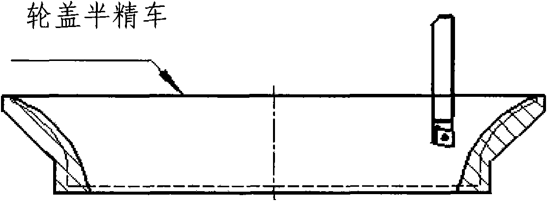 Machining method of three-dimensional closed impeller