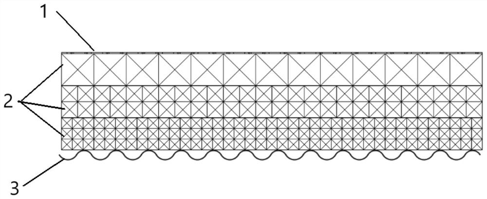 Bionic rainwater silencing device and application thereof