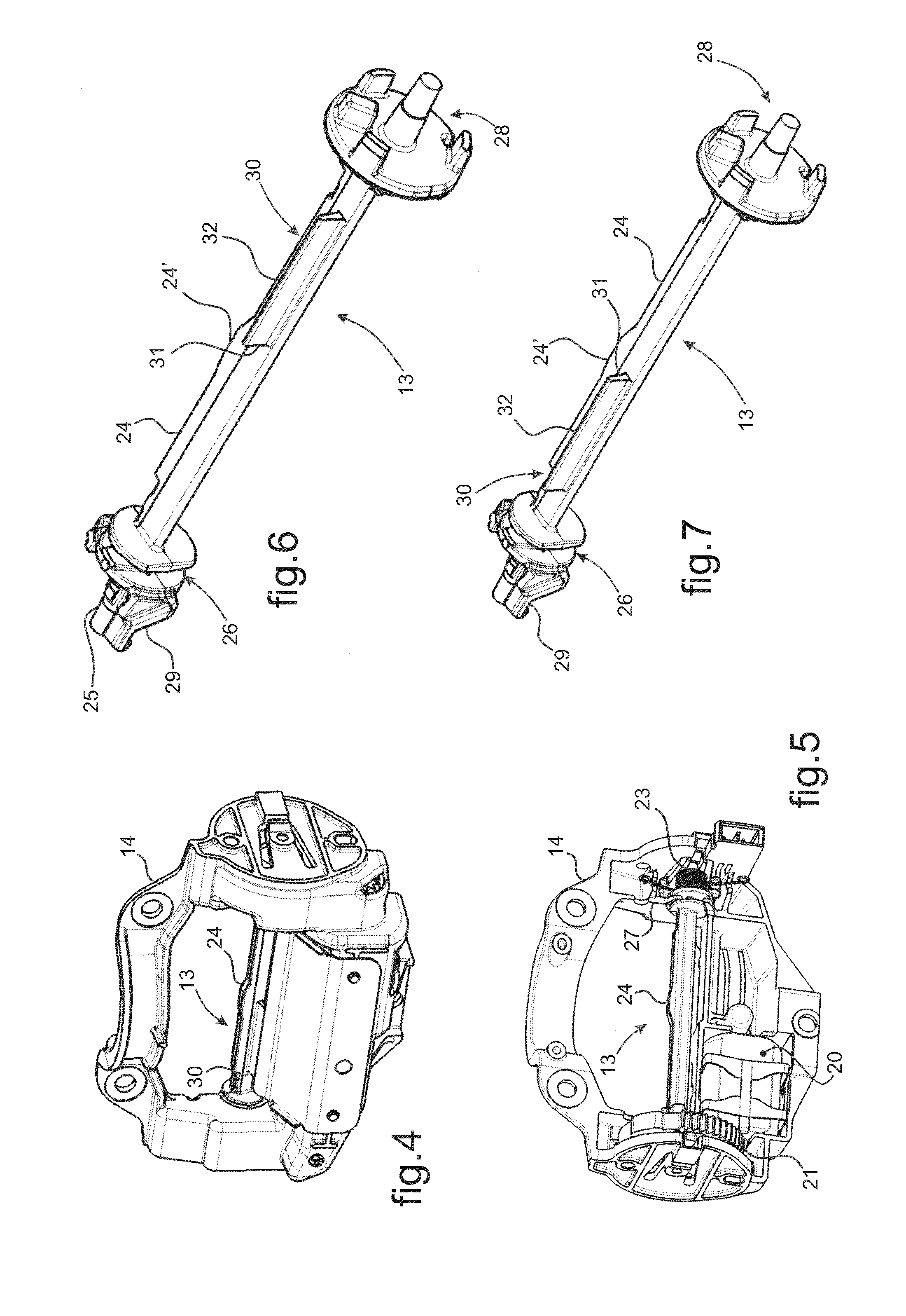 Optical module for a motor vehicle capable of selectively lighting a zone