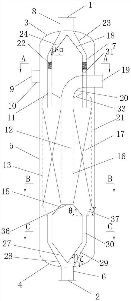 moving radial bed reactor