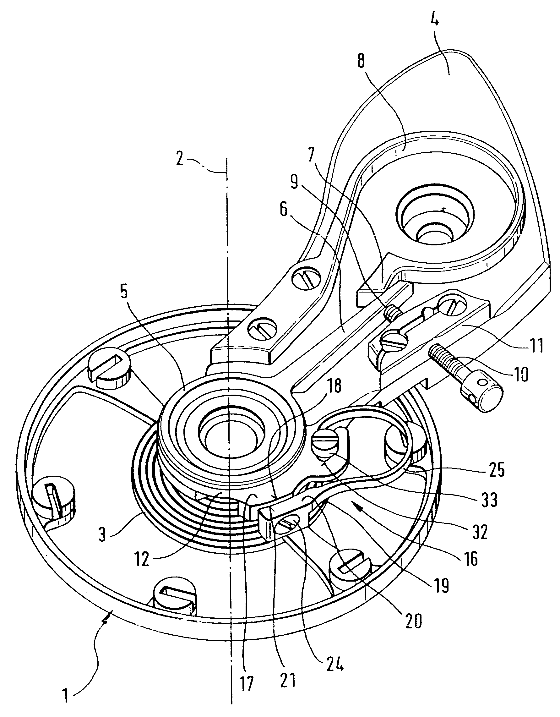 Oscillating system for mechanical timepiece