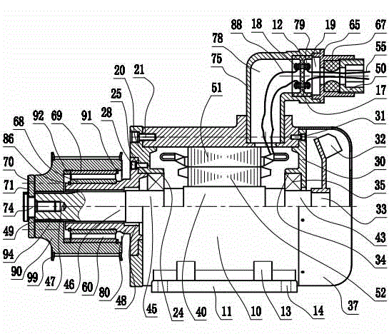 Explosive-proof synchronous belt chromium alloy motor