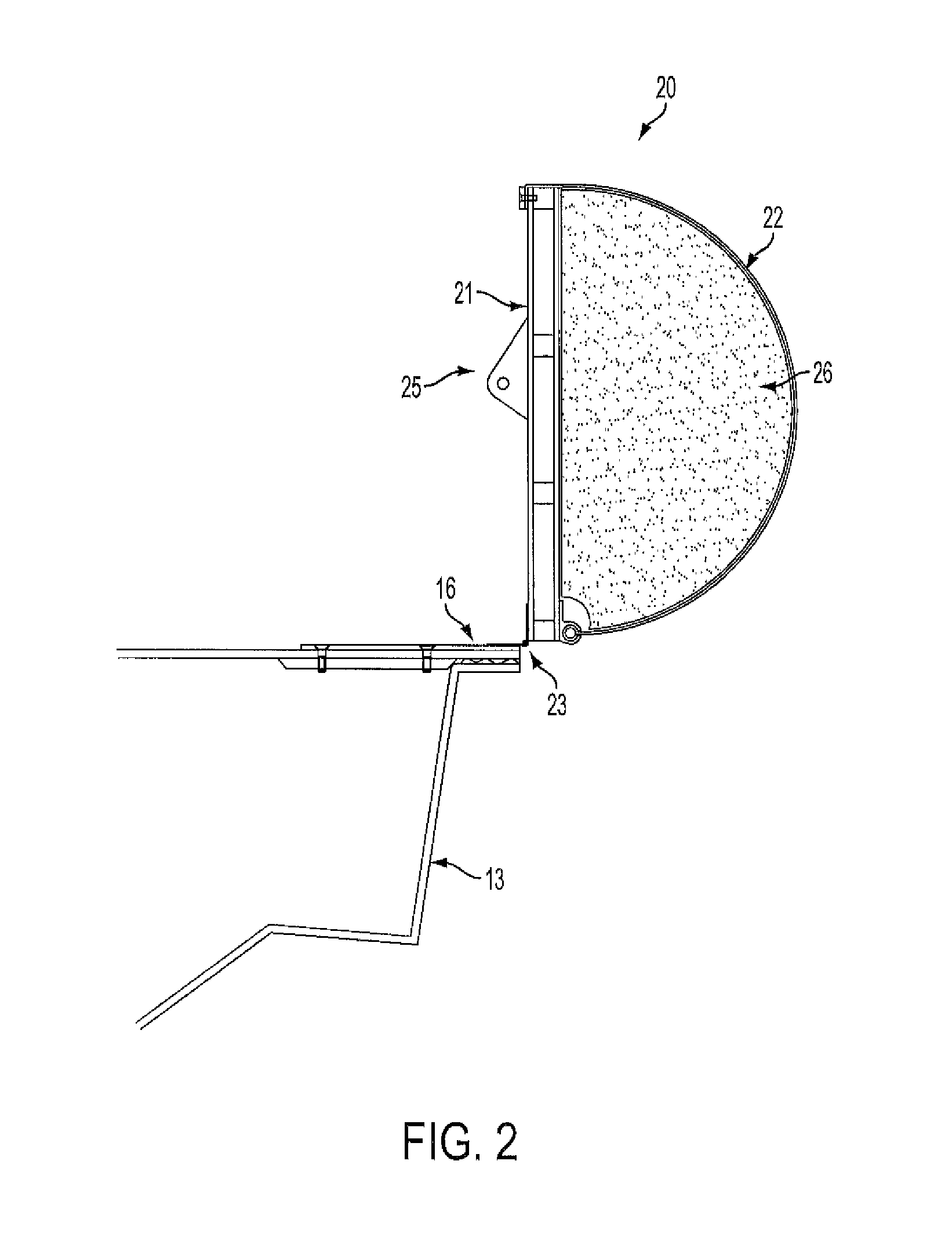 Dive door for rigid inflatable boats