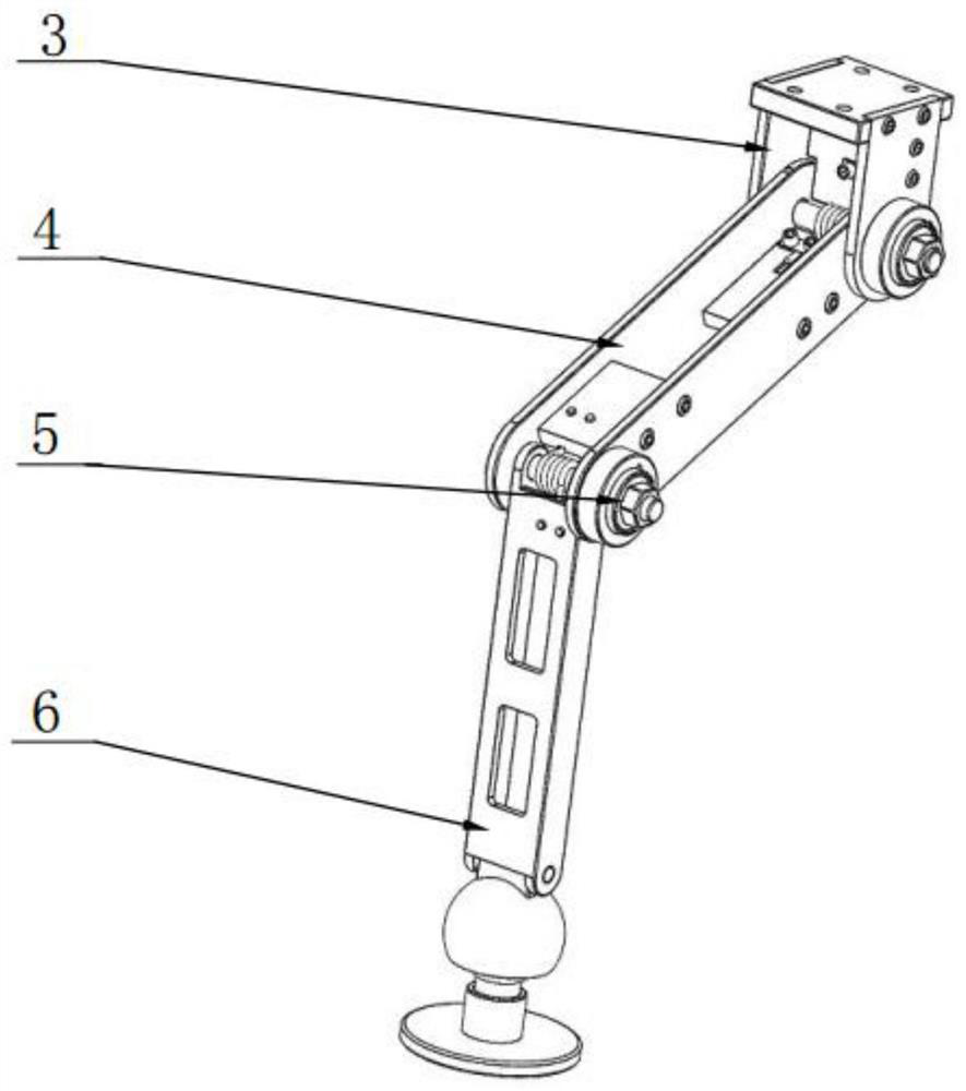 Buffer device with leg type structure