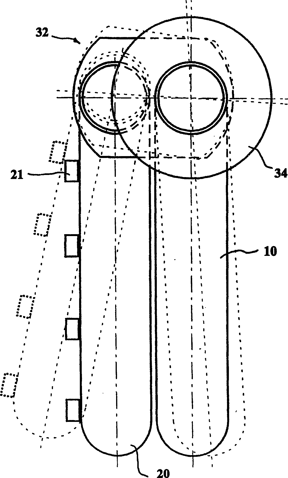 Transducer of the vibration type