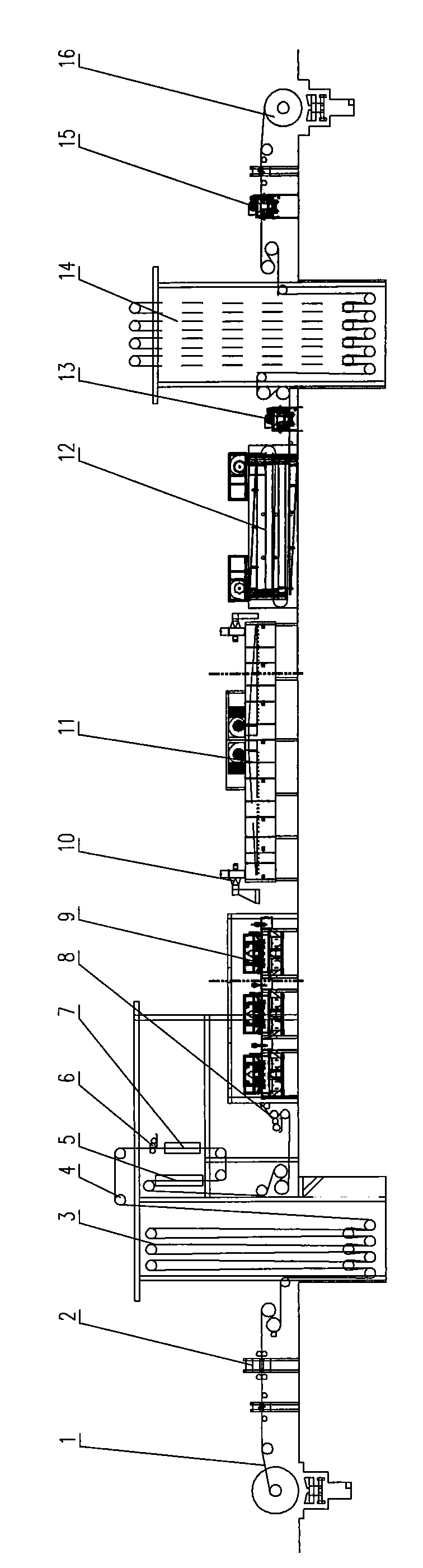 Continuous production process and production equipment for flocking steel belts and steel plates