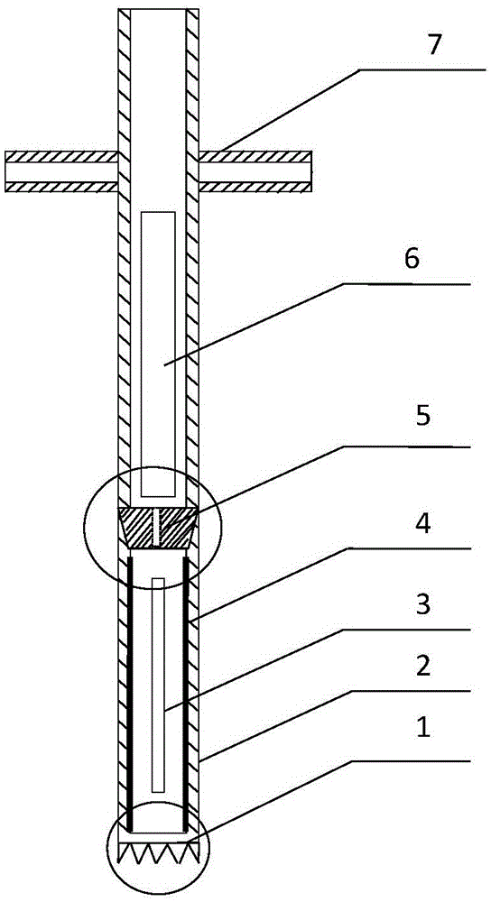 Undisturbed soil column sampler