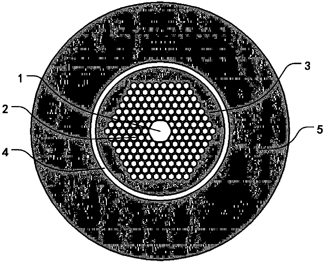 Air pressure control method and device for drawing photonic bandgap fiber