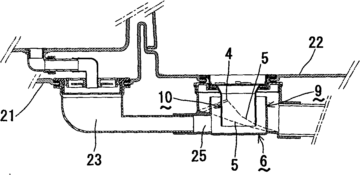 Water sotrage bend for water drainage