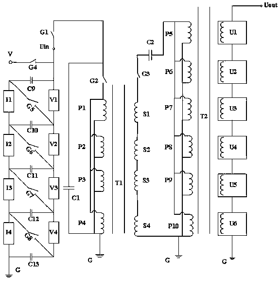 High-voltage pulse device