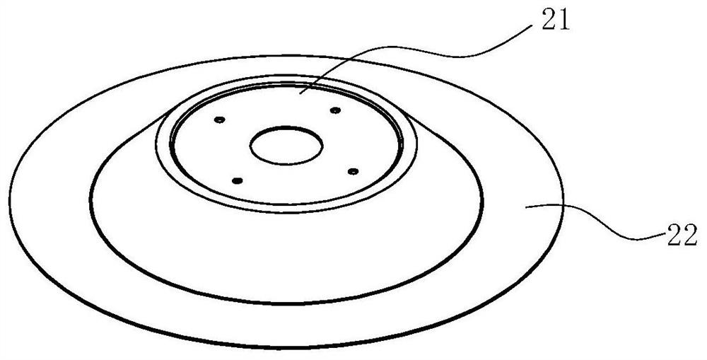 An impeller for a forward centrifugal fan