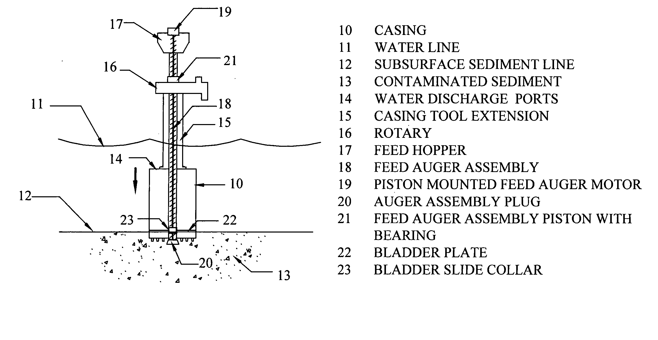 Rotating containment tool for contaminated sediment remediation in an aqueous environment