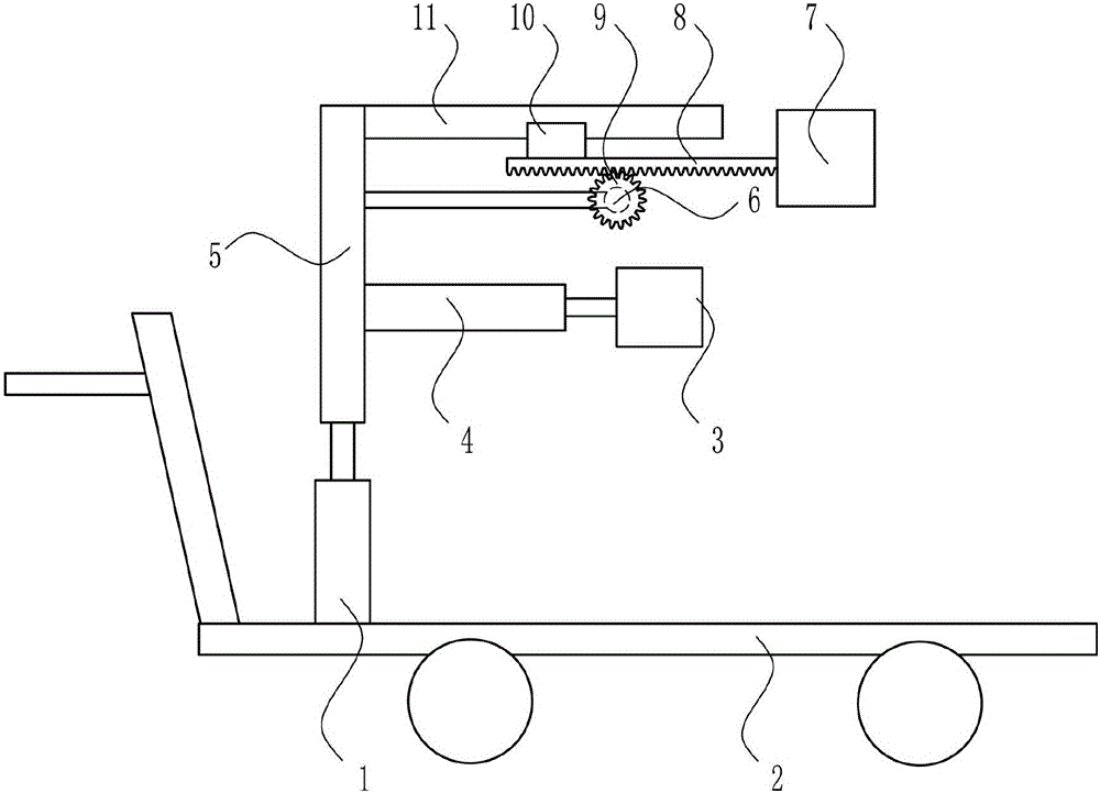 Dairy cattle milking device for animal husbandry