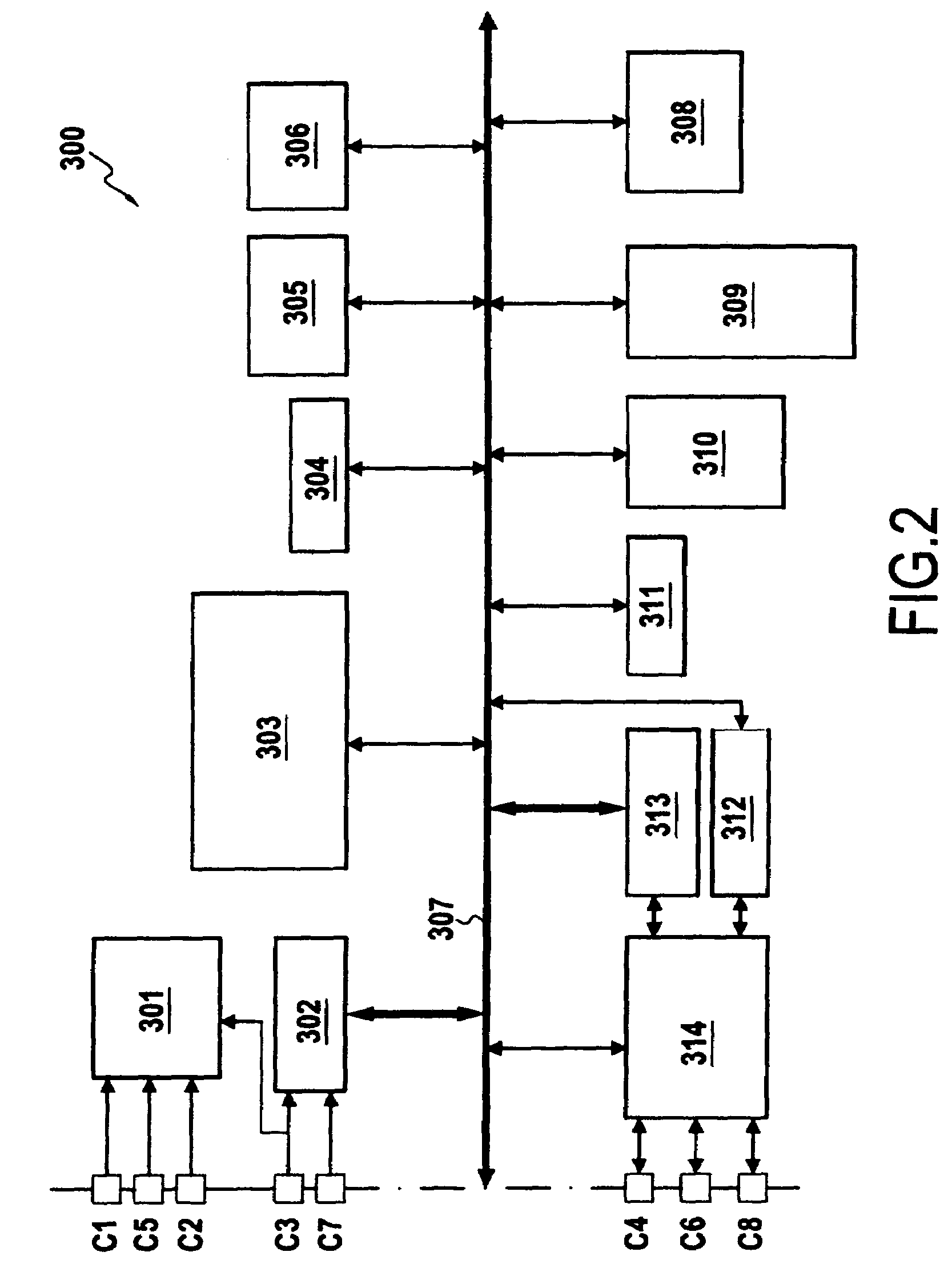 Method of dynamically allocating contacts of a subscriber chip in a mobile terminal, and corresponding subscriber chip card and mobile terminal