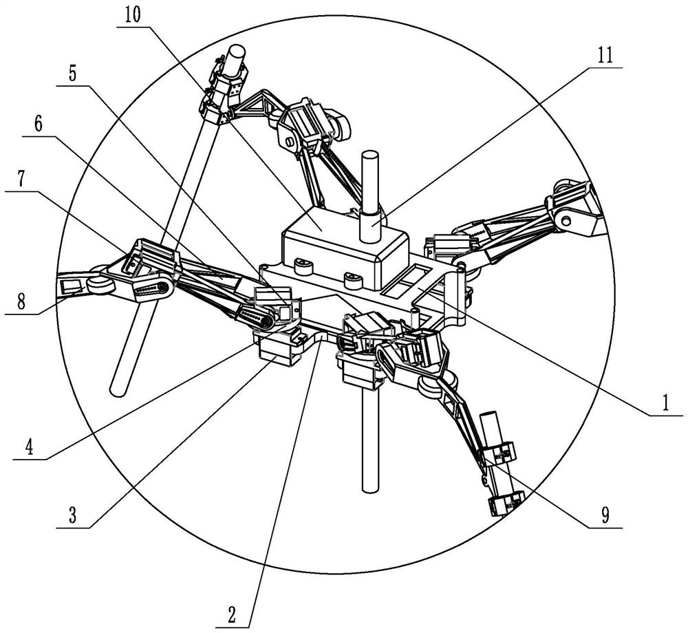 Rock burst prevention and curing device with energy guiding function