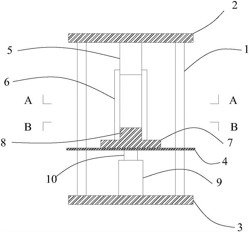 Briquette coal sample preparation device