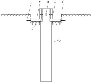 Positioning pile with stable positioning for water conservancy project and positioning method