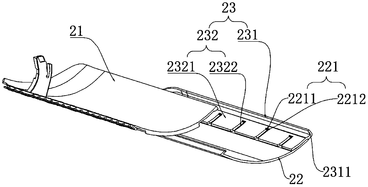 Air guiding plate component and air conditioner