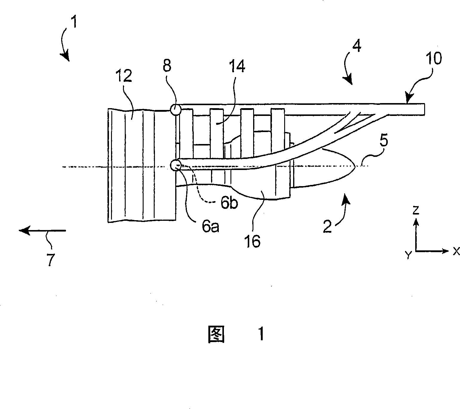 Turbojet pylon for aircraft