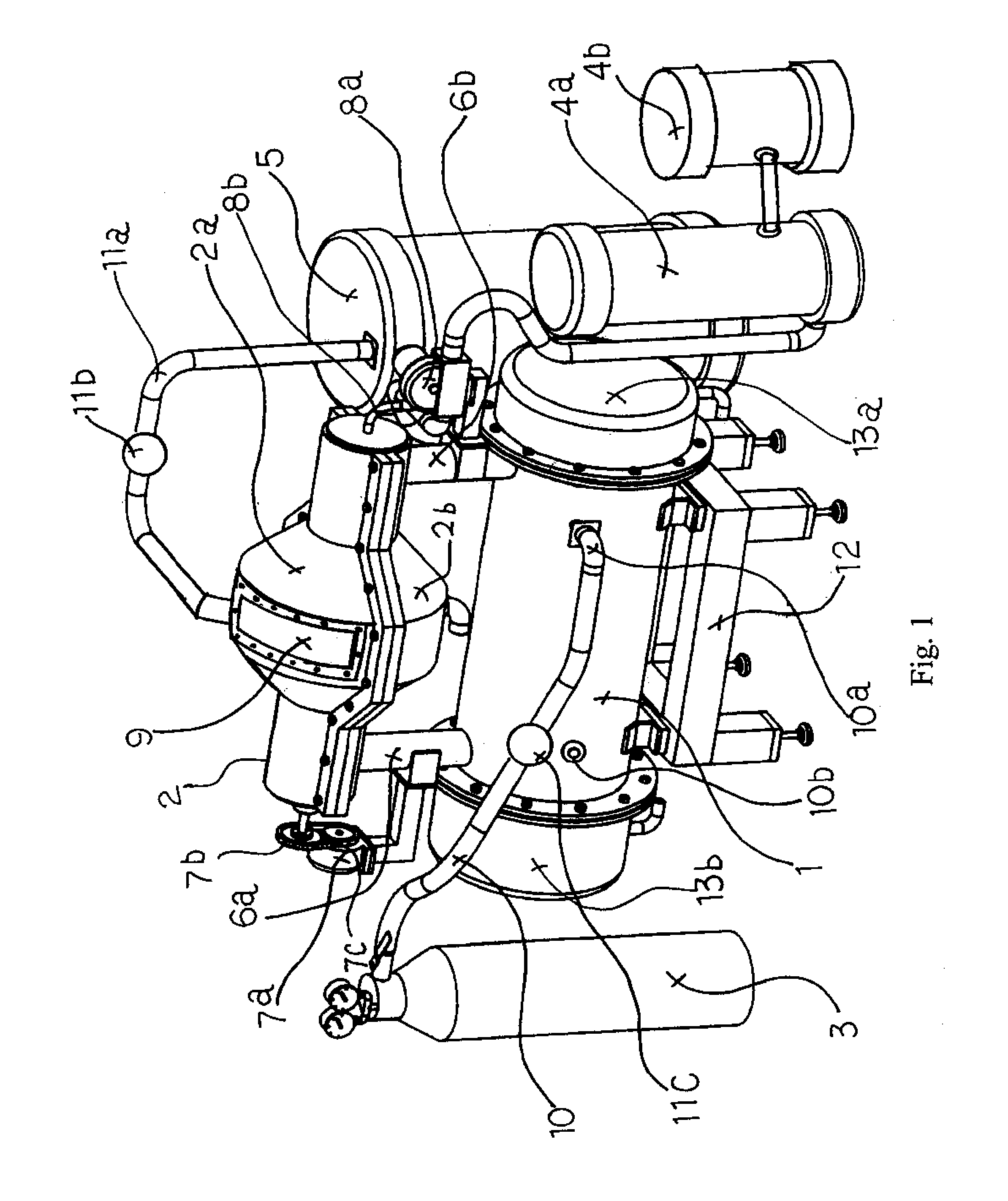 System and method for converting ambient carbon dioxide to particulate carbon and oxygen