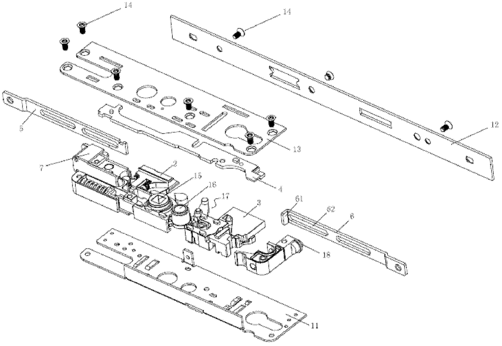 Reversible lock body