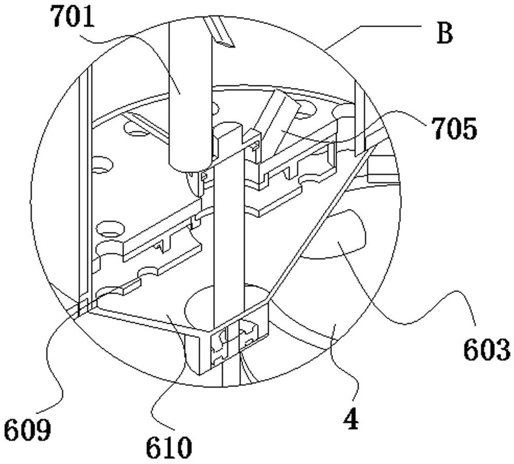 Production process and stirring and mixing device for glass fiber partition plate of storage battery