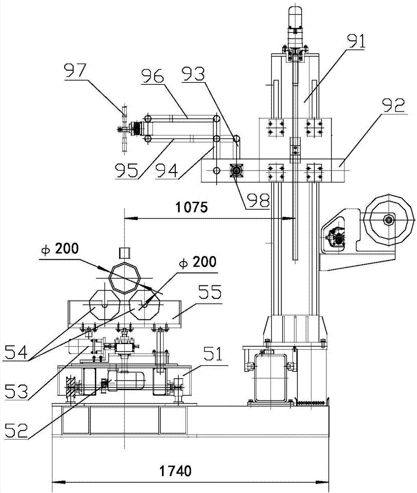 Pipe cutting and welding all-in-one machine