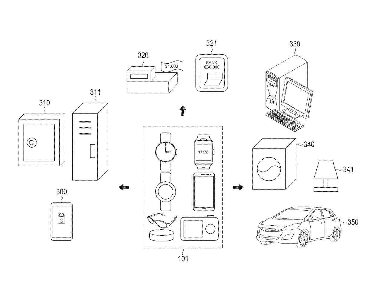 Electronic device and method for executing application or service