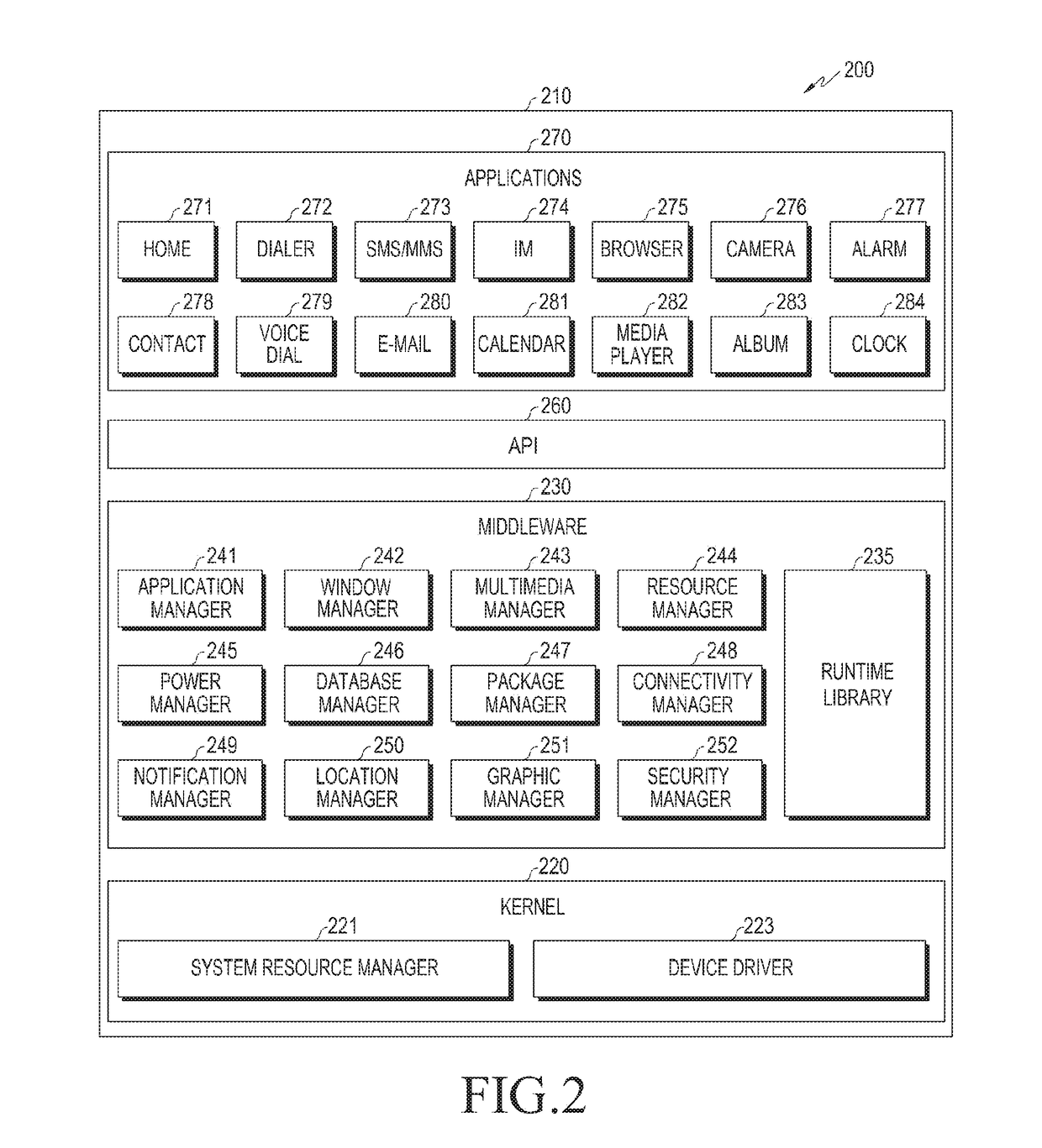 Electronic device and method for executing application or service