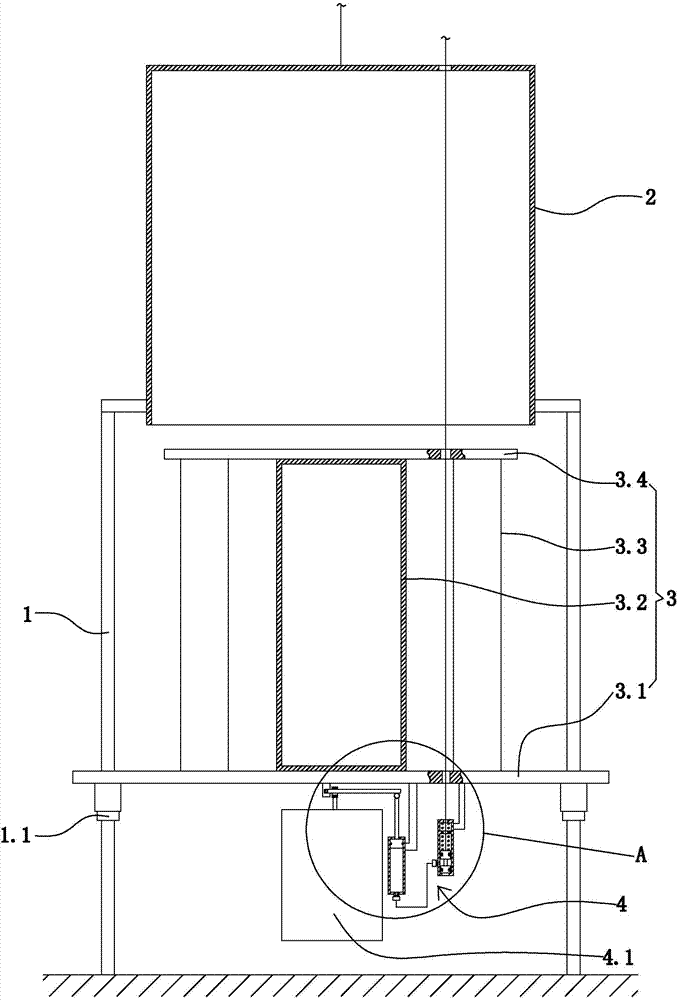 Submerged squid egg attaching device