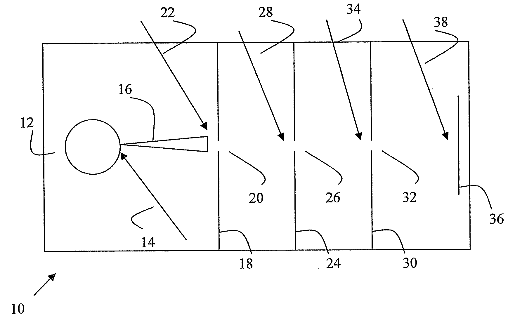 Method and apparatus for high-pressure atomic-beam laser induced deposition/etching