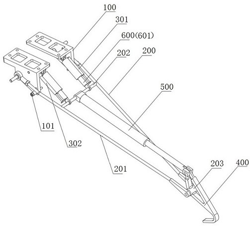 A kind of unmanned aerial vehicle arresting hook, control method and unmanned aerial vehicle