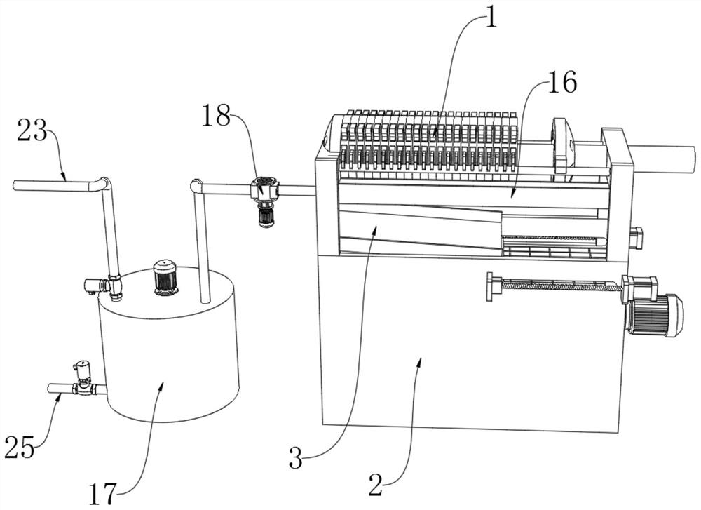 Electrophoresis waste liquid purification device